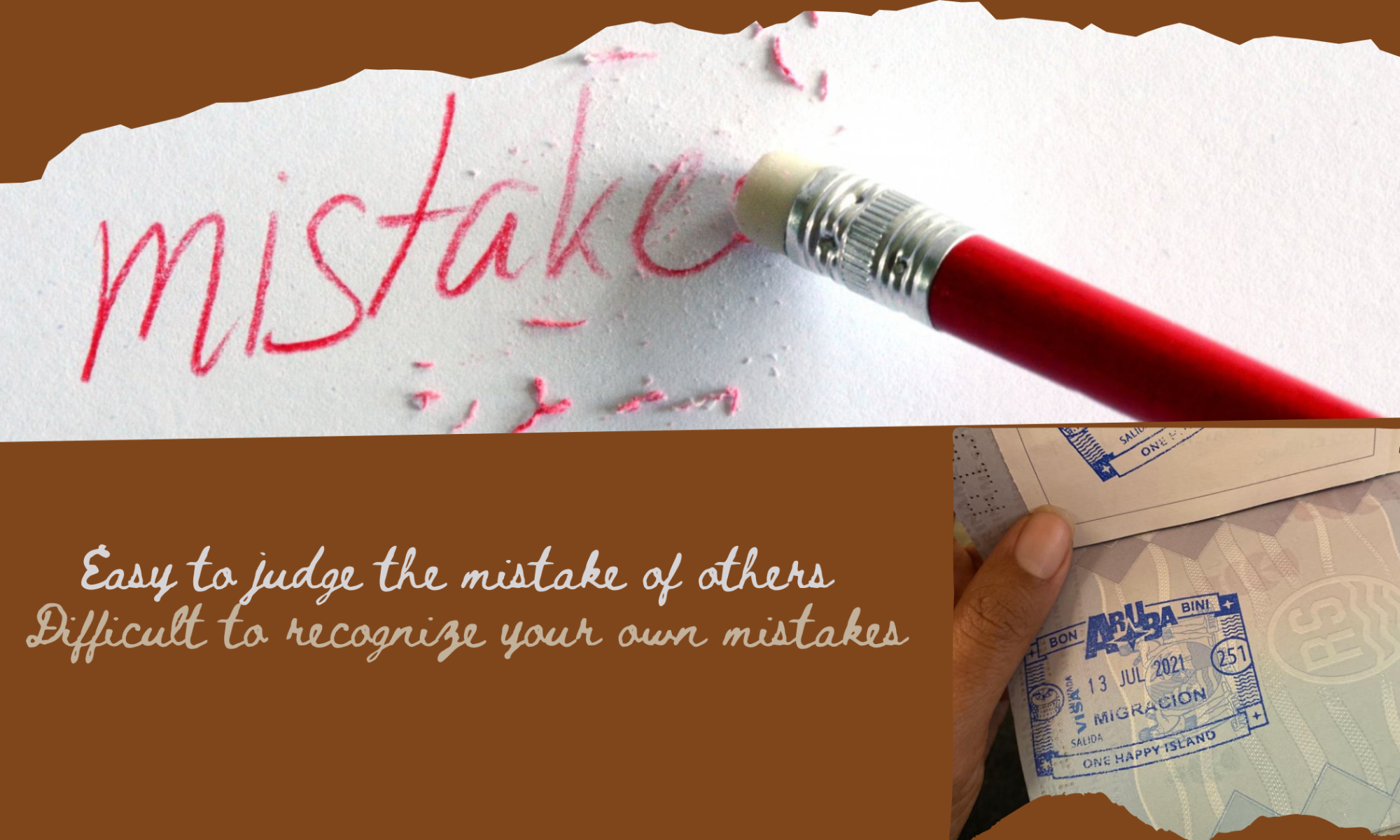 Mistake needs to be make to be better to grow